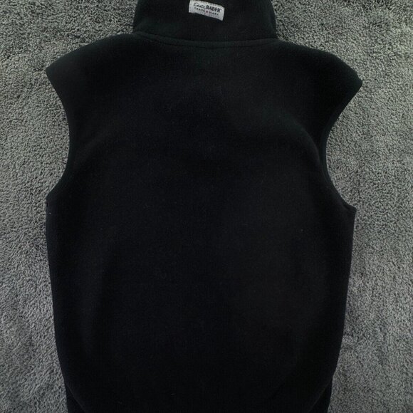 Eddie Bauer Vest Women XS Sleeveless Full Zip Outdoor Black Fleece Casual Pocket - Picture 10 of 11